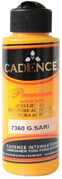 Cadence Akrilik Boya 120ML(cc) 7360 G.Sarı fiyatları